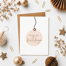 A6 kerstkaart | Liefs voor de feestdagen