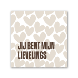 Tegeltje op Forex | In geschenkverpakking | Jij bent mijn lievelings