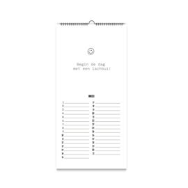 Verjaardagskalender | Taart & Chocola | Hartjes variant