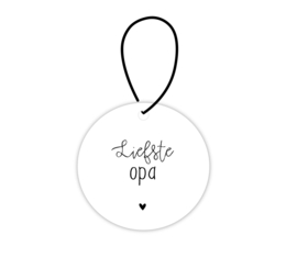 Mini roundie hanger | Liefste opa