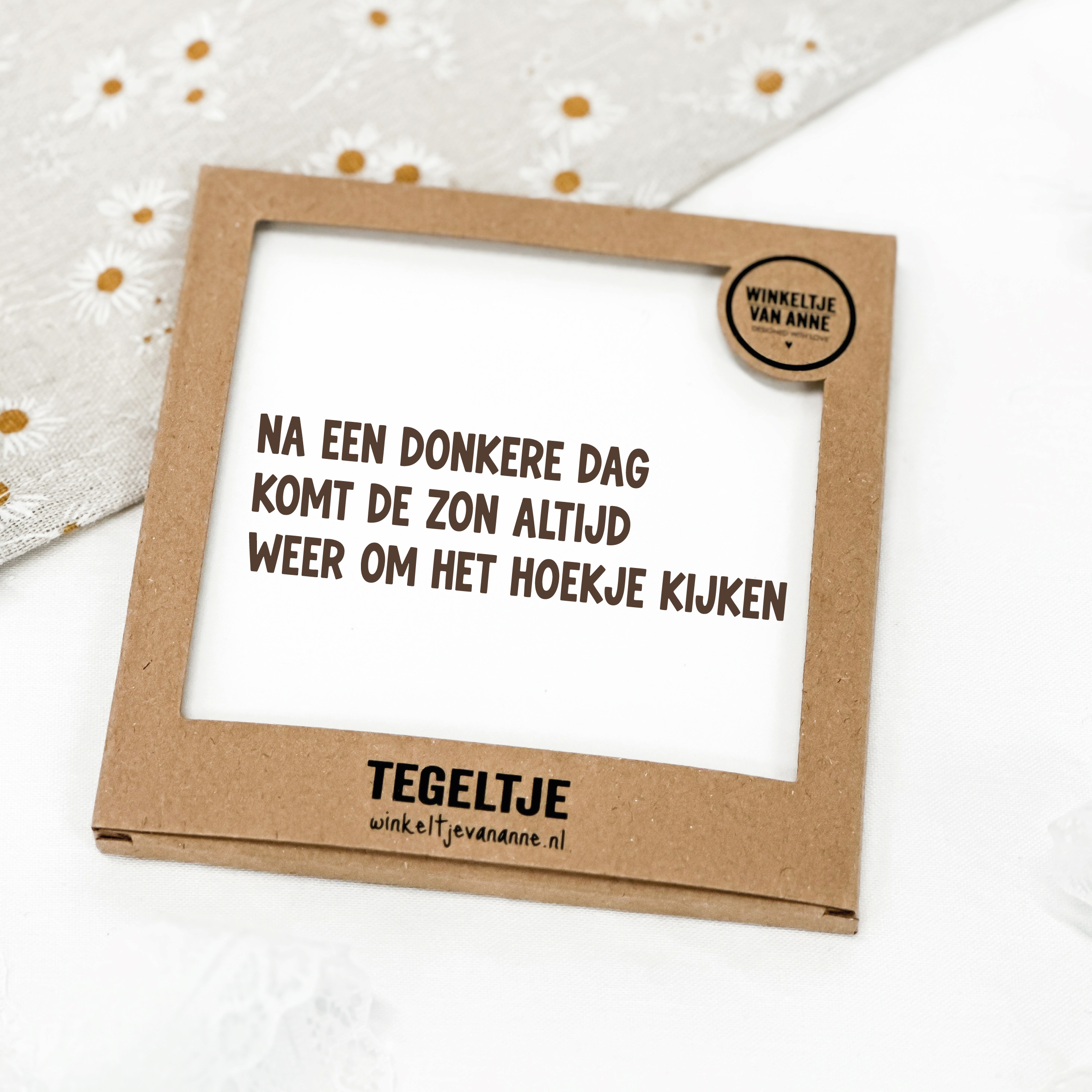 Tegeltje op Forex | In geschenkverpakking | Na een donkere dag