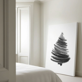 Print op canvas | 2 stuks | Kerstboom