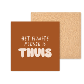 Kleurrijk tegeltje | Thuis | Terracotta | 11 CM