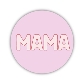 Onderzetter | Mama | Pink | 2 stuks