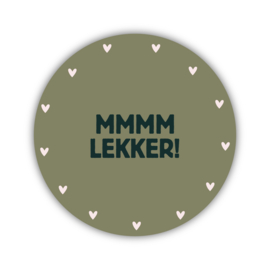Onderzetter | Mmmm lekker! | Nature Greens | 2 stuks