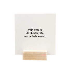Quote blockie | Oma