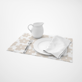 Placemat | Flowers nude