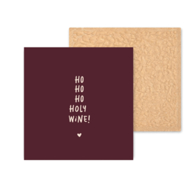 Kleurrijk tegeltje | Holy wine | Burgundy | 11 CM