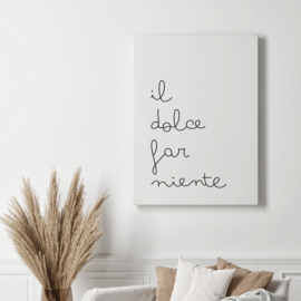 Print op canvas | 2 stuks | Il dolce far niente