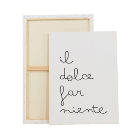Print op canvas | 2 stuks | Il dolce far niente