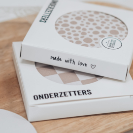 Onderzetters | Set 4 | In giftbox