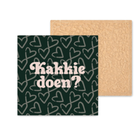 Kleurrijk tegeltje | Wc tegel | Kakkie doen? | 11 CM