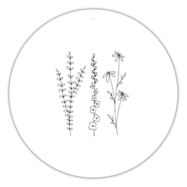 Muurcirkel | Roundie | Bloom
