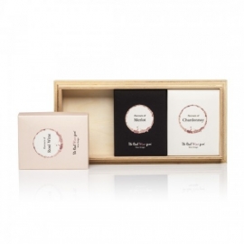 Trio Rosé, Merlot & Chardonnay on Wood