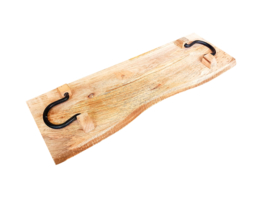 Houten Tapasplank met ijzeren grepen