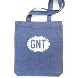 Tote bag GNT | draagtas | heidegrijs of jeansblauw