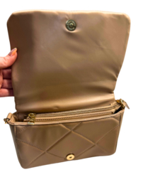 Schoudertas Isabella  beige