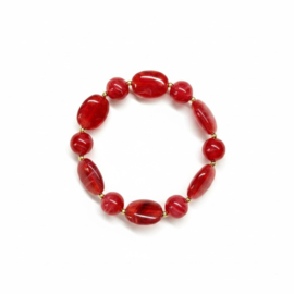 Ruby Passion - armband - acryl