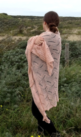 Sjaal Crochet Roze