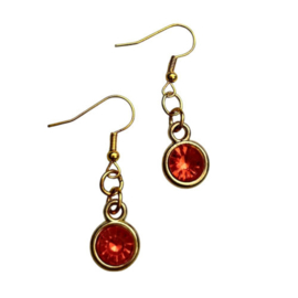 Oorbellen Bling | oranje