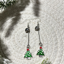 Oorbellen Kerstboom Love