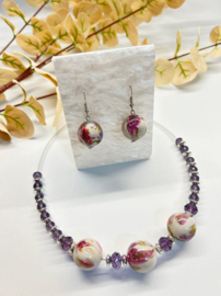 Sieraden set Purple Duo