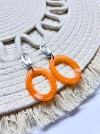 Oorbellen LunaLoops Oranje