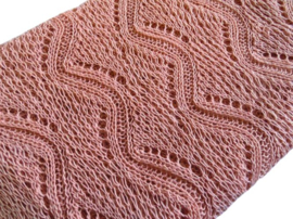 Sjaal Crochet Roze