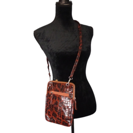 Crossbodytas Print Brown