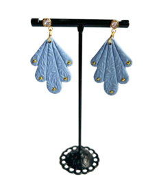 Oorbellen Vine | blauw