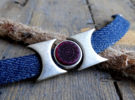 Armband Jeans Purple