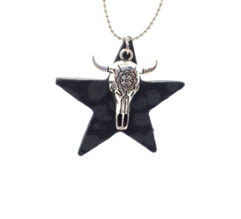 Ketting Ster Black