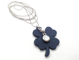 Ketting Klaver Dark Denim