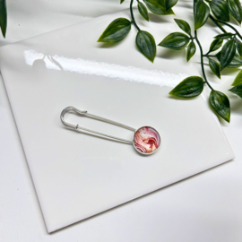 Sjaalspeld Marble Rose