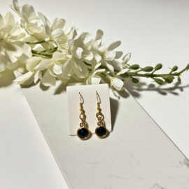 Oorbellen Bling | zwart