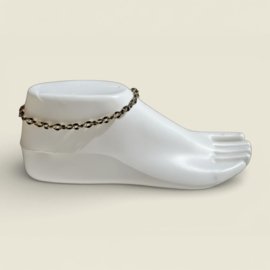 2 Love It Noir enkelbandje