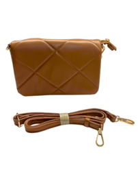 Schoudertas Isabella  camel
