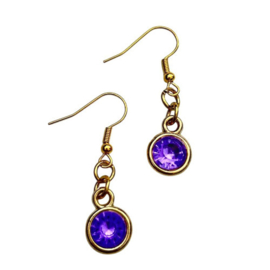 Oorbellen Bling | lila