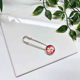 Sjaalspeld Marble Rosa