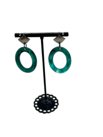 Oorbellen LunaLoops Turquoise