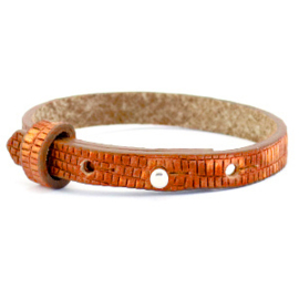 Cuoio armband Samba Orange