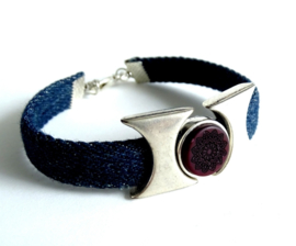 Armband Jeans Purple