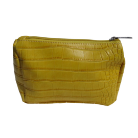 Toilettas Croco | geel