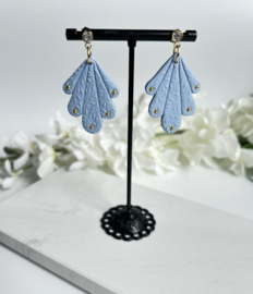 Oorbellen Vine | blauw