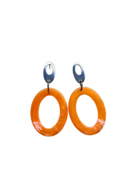 Oorbellen LunaLoops Oranje