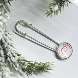 Sjaalspeld Merry Christmas