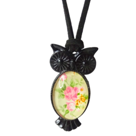 Ketting Gebloemde Uil | geel