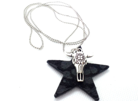 Ketting Ster Black