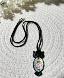 Ketting Gebloemde Uil | mint