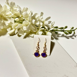 Oorbellen Bling | paars